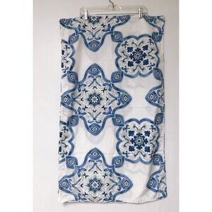 Southern Living Dillards Standard‎ 20 x 26 Pillow Sham Blue/Gray/White Cotton